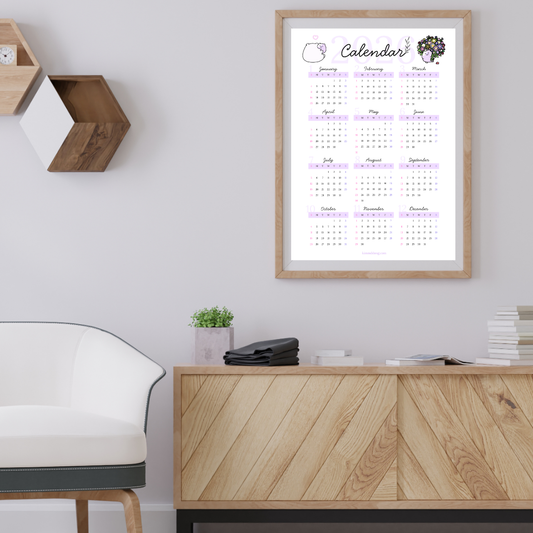 [Kindly Downloadable Goodies] BORAHAEM 2026 Calendar Poster