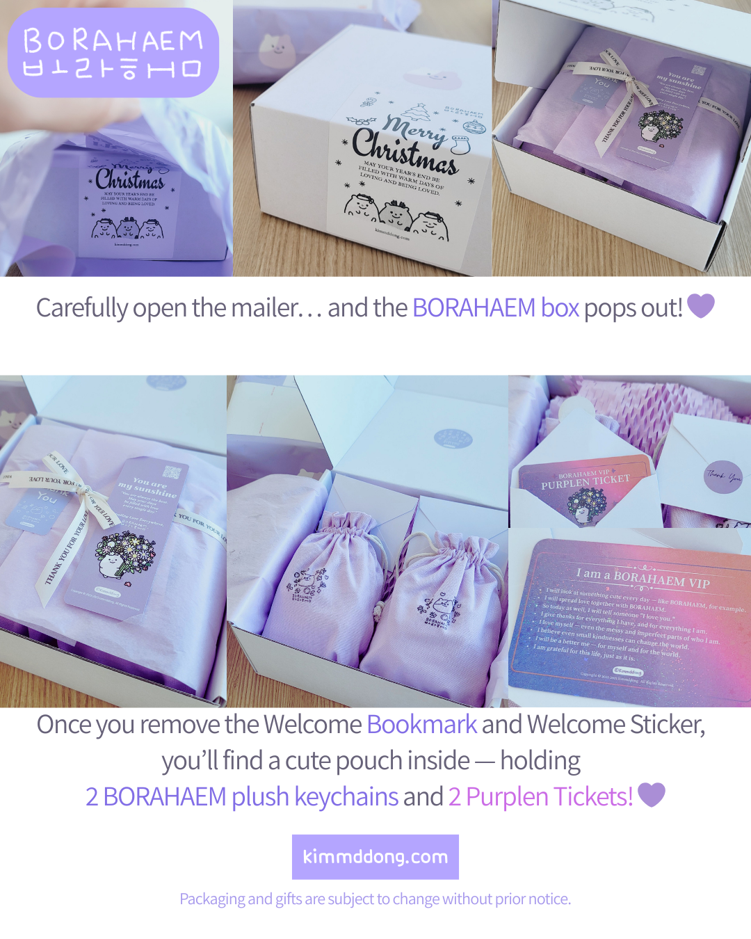 [Drop #0011] BORAHAEM Plush Keychain Set – 10cm (2 Pieces)